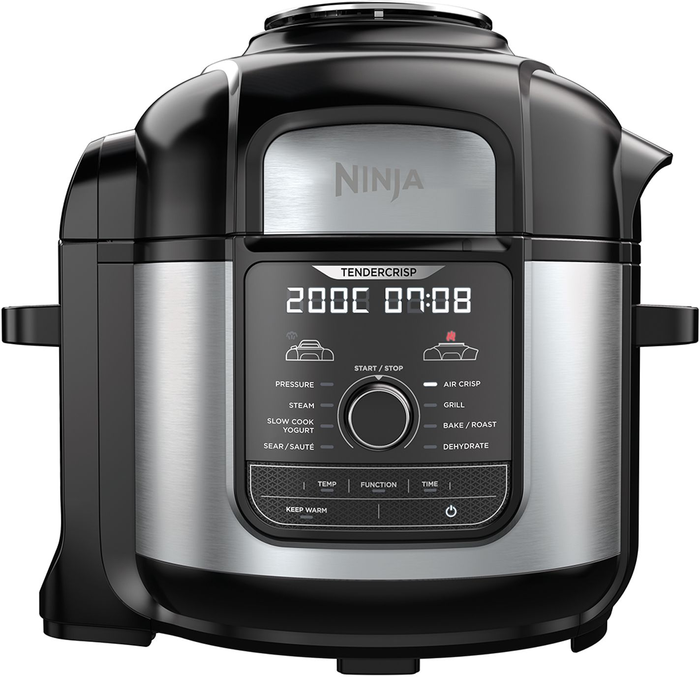 Ninja Foodi Max 9-in-1 OP500UK 7.5 Litre Multi Cooker With Air Fryer Function - Black, Black