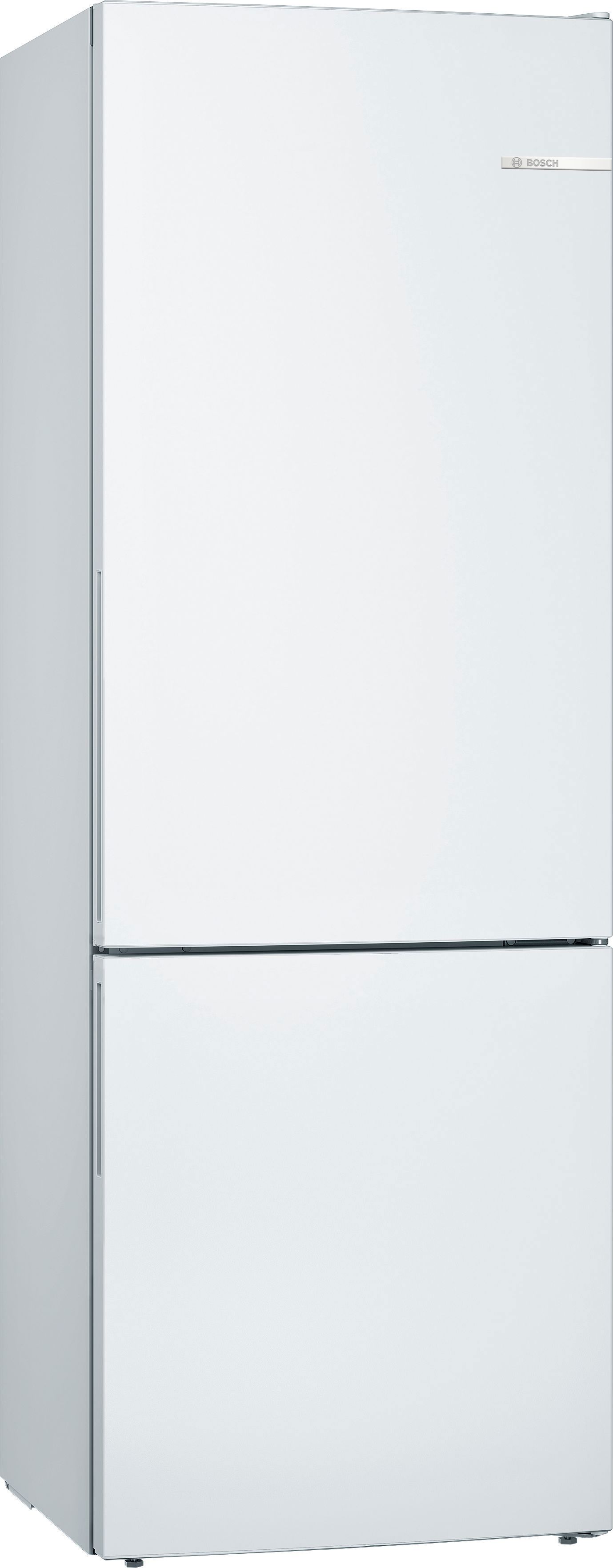 Image of Bosch Series 6 KGE49AWCAG 201cm 70/30 Fridge Freezer - White - C Rated, White
