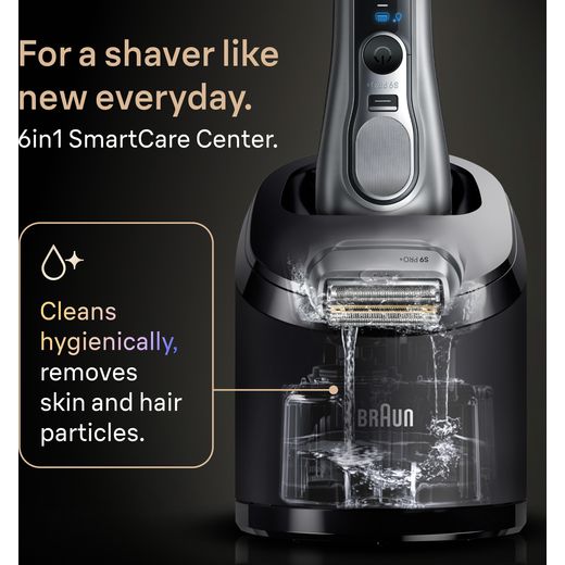 Braun Series 9 PRO+ Mens Shaver - Silver - Annotation - Like shave like new everyday shot
