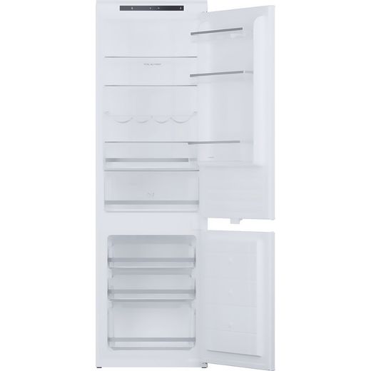 Candy Integrated Total No Frost Fridge Freezer with Sliding Kit - White - Front with door open shot