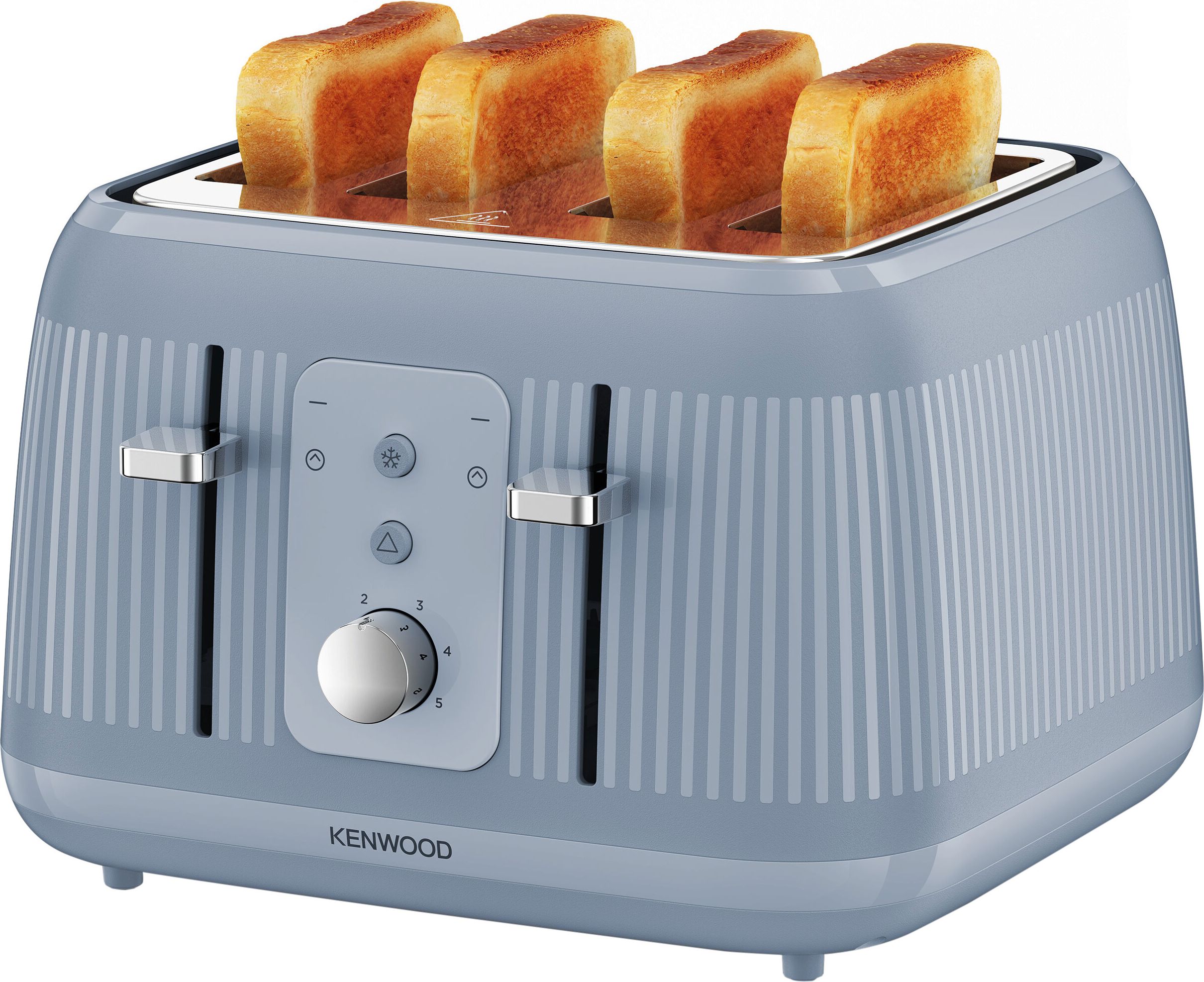 Kenwood 4 Slice Toaster - Blue - Defrost Function - High Lift