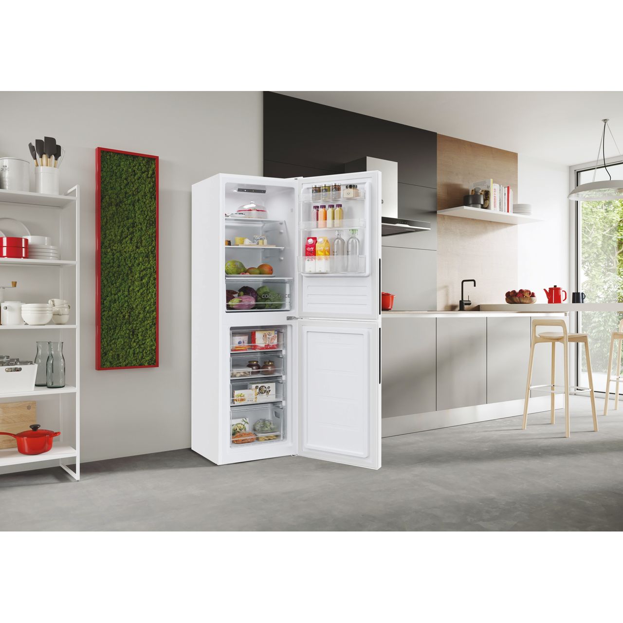 hoover hoct3l517fwk fridge freezer