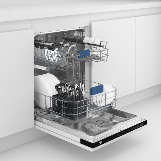 Beko Integrated Standard Dishwasher - Black - Dishwasher in kitchen
