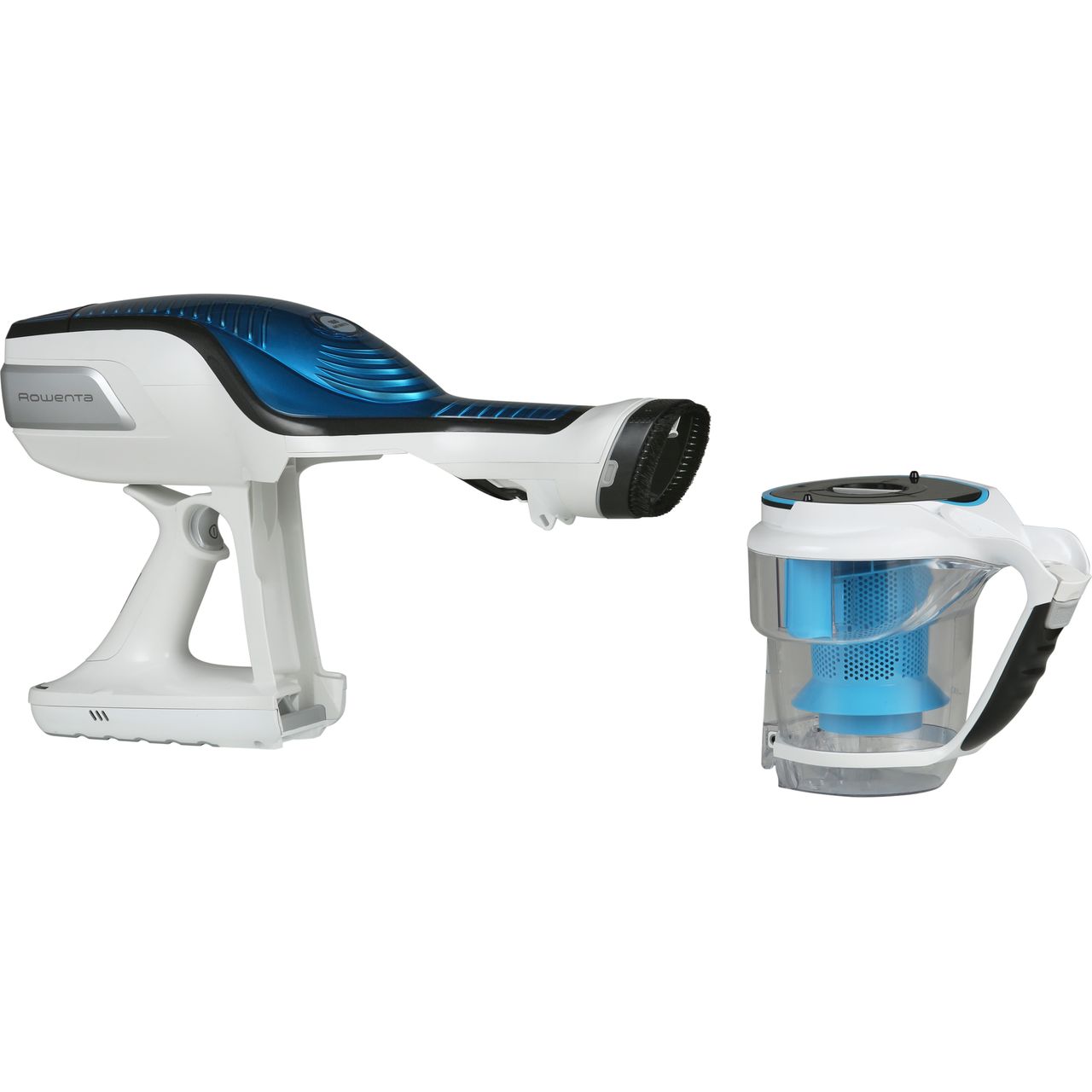 Rowenta X-Force Flex RH9490WO Akku-Stielsauger, beutellos - Weiß / Blau