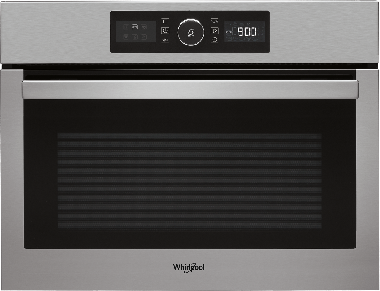 Whirlpool Absolute AMW9615/IXUK Built In 46cm Tall Microwave - Stainless Steel, Stainless Steel