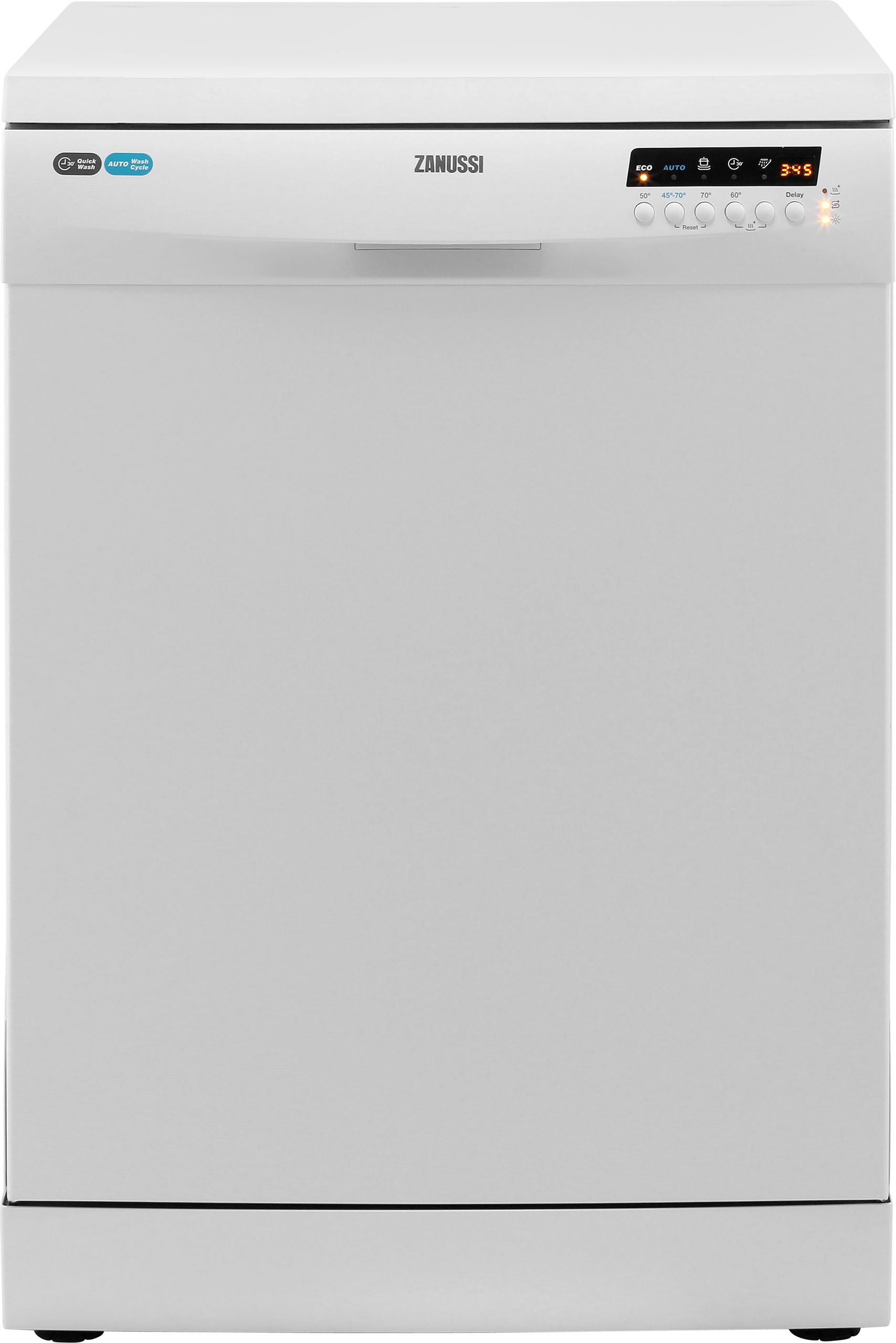 Zanussi ZDF26004WA Standard Dishwasher - White - F Rated, White