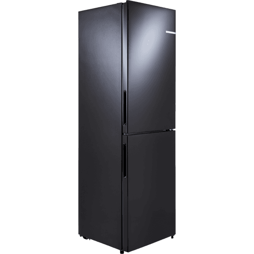 Bosch Series 2 KGN27NBFAG 50/50 Frost Free Fridge Freezer - Black - F Rated
