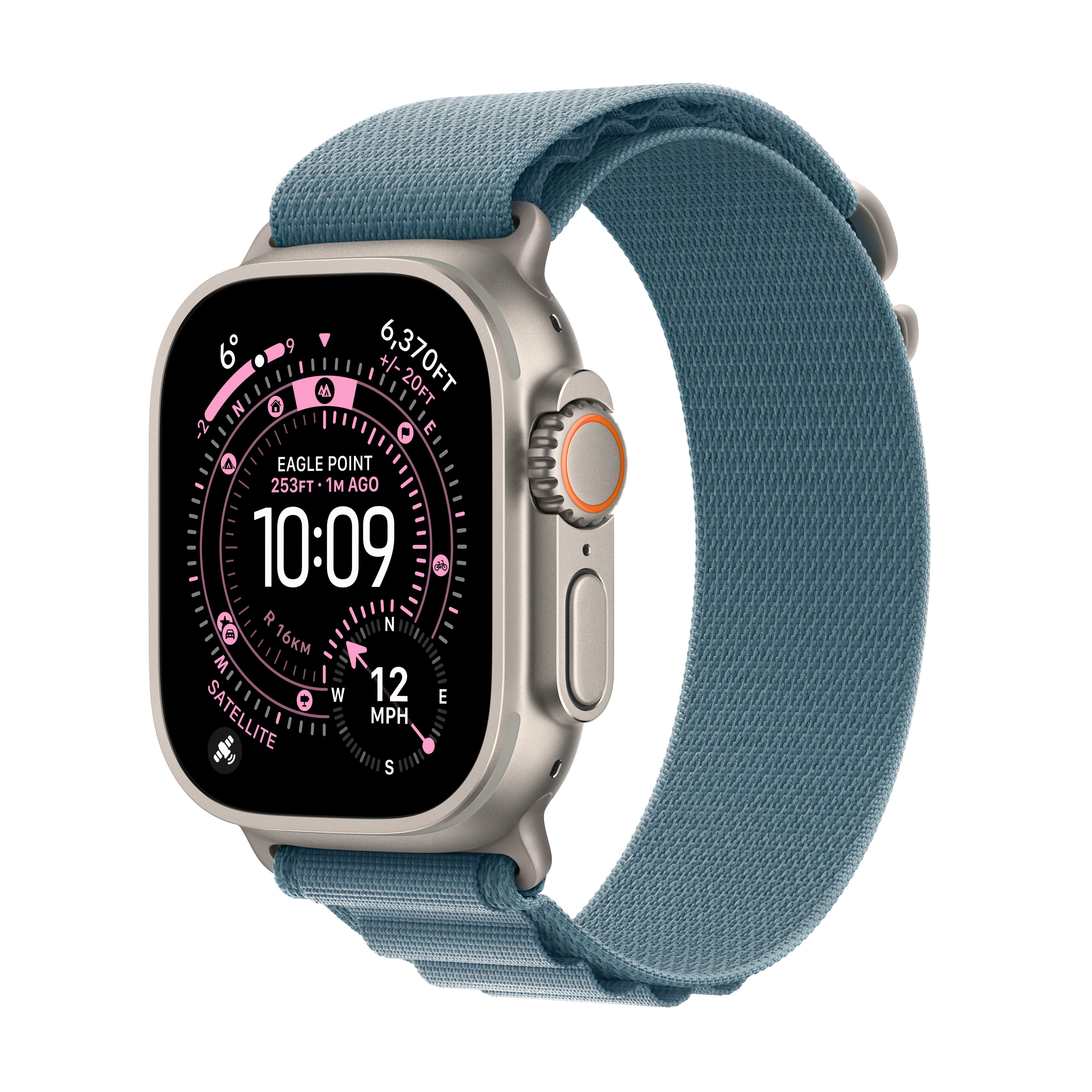 Apple Watch Ultra 3 - Smartwatch - 49mm - Blue - Titanium