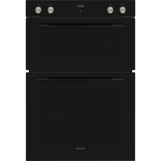 Sharp K-90D10BM2-EN Built In Electric Double Oven - Black - A Rated