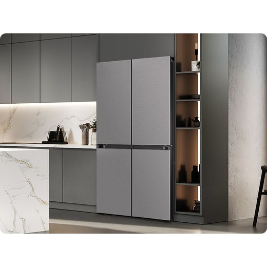 Samsung RM70F67RDREU American Fridge Freezer Stainless Steel - Fridge freezer in kitchen