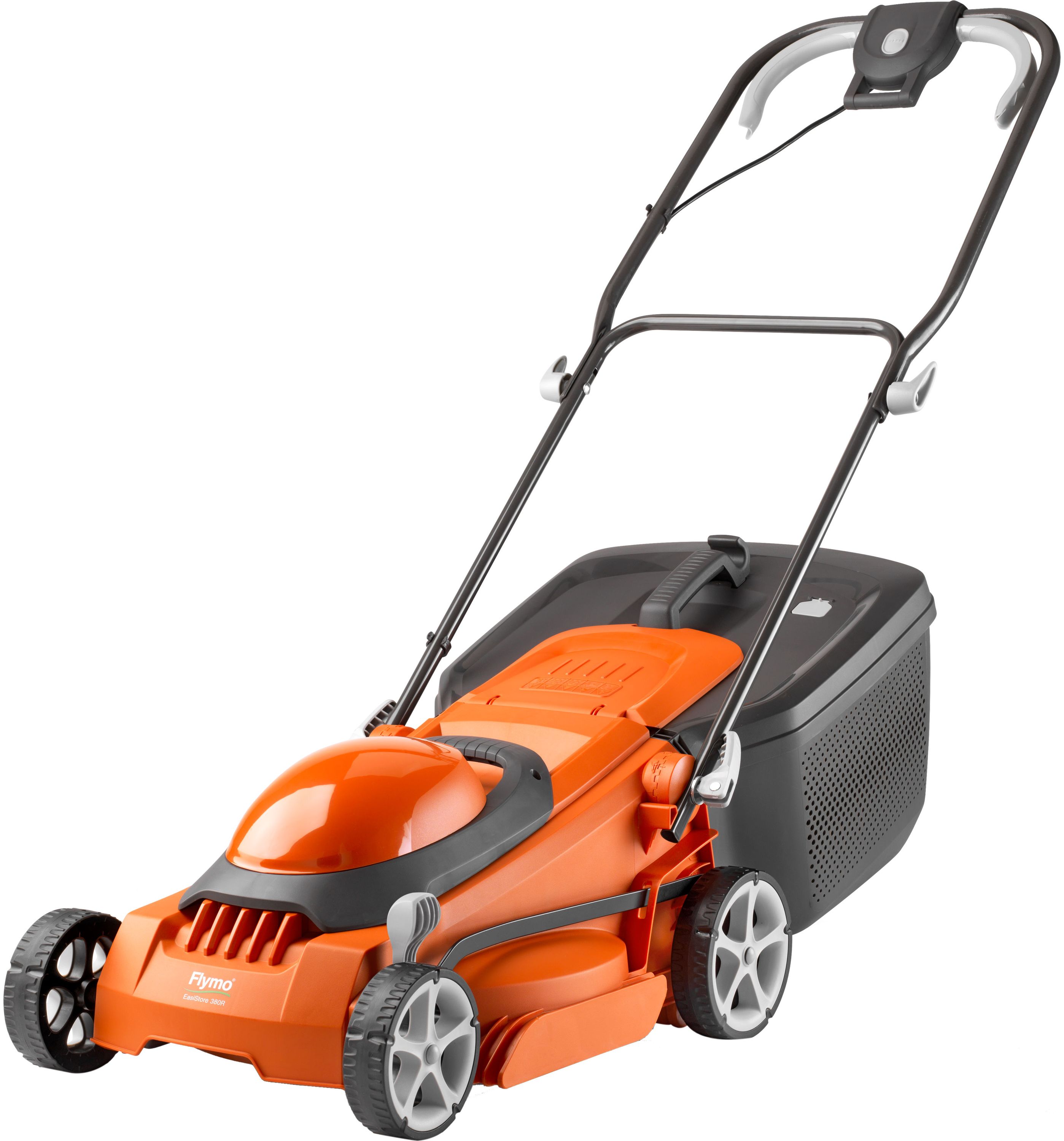 Flymo EasiStore 380R 38cm Electric Rotary Lawn Mower - Orange