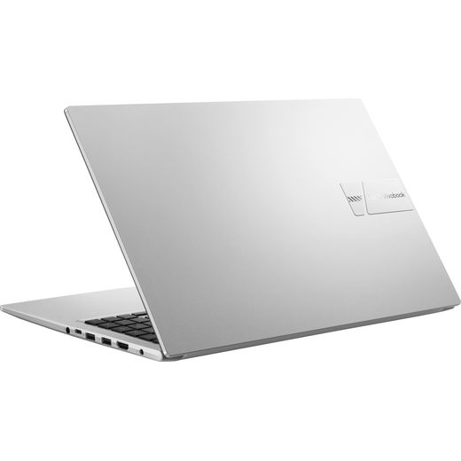 Asus Vivobook 15 15.6" Laptop - AMD Ryzen™ 7, 512GB SSD, 16 GB RAM - Silver - Back right perspective