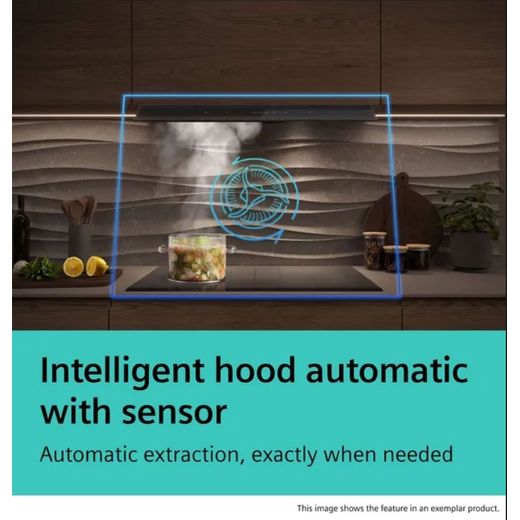 Siemens IQ-700 Cooker Hood - Black - Annotation - Intelligent hood automatic