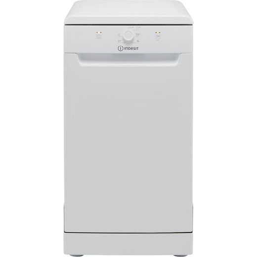 Indesit DSFE1B10UKN Slimline Dishwasher - White - F Rated
