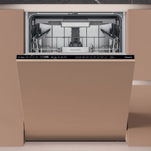 H7IHP42LUK_SS Hotpoint Standard Dishwasher Steel