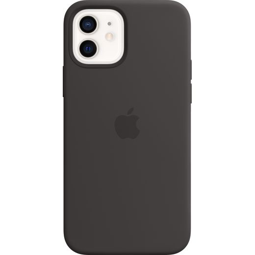Apple Silicone Case with MagSafe for iPhone 12/12 Pro - Black