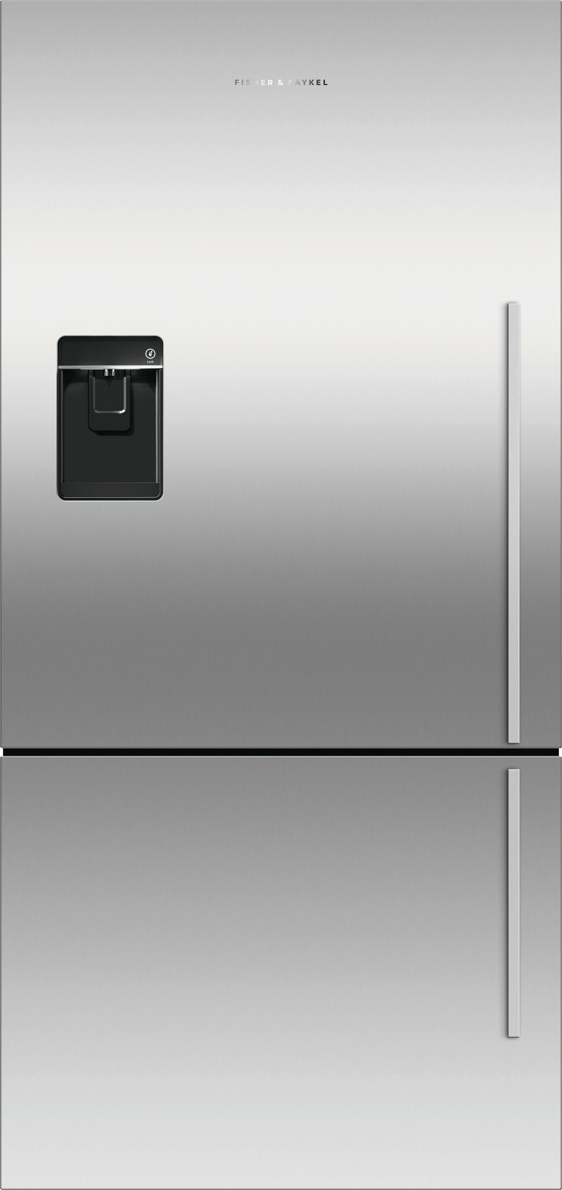 Fisher & Paykel RF522BLXFDU5 70/30 No Frost Fridge Freezer - Silver - F Rated, Silver