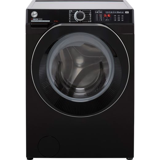 Hoover H-WASH 500 HW410AMBCB/1 Wifi Connected 10Kg Washing Machine with 1400 rpm - Black - A Rated
