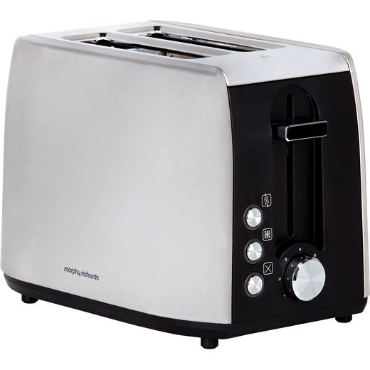 Morphy Richards Equip 222057 2 Slice Toaster - Brushed Stainless Steel