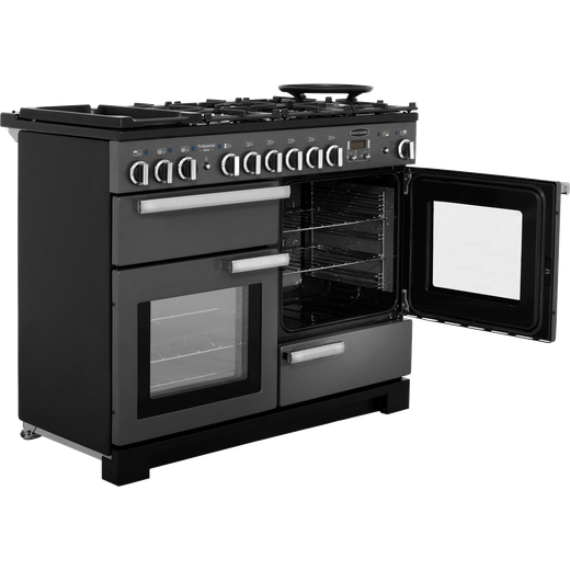 Rangemaster Professional Deluxe 110cm Dual Fuel Range Cooker - Slate