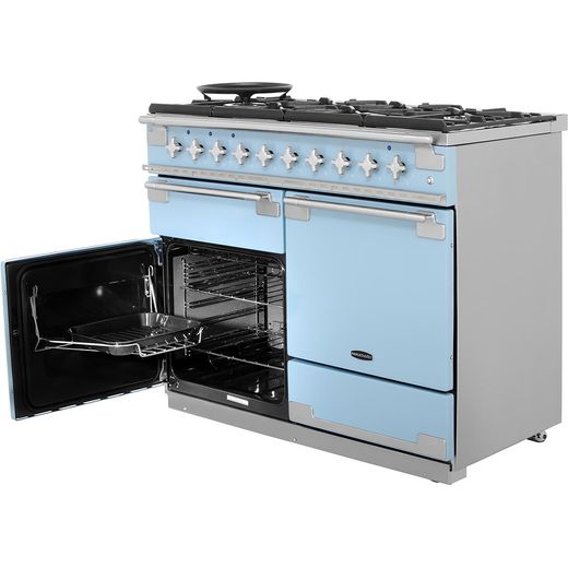 Rangemaster Elise ELS110DFFCA 110cm Dual Fuel Range Cooker - China Blue