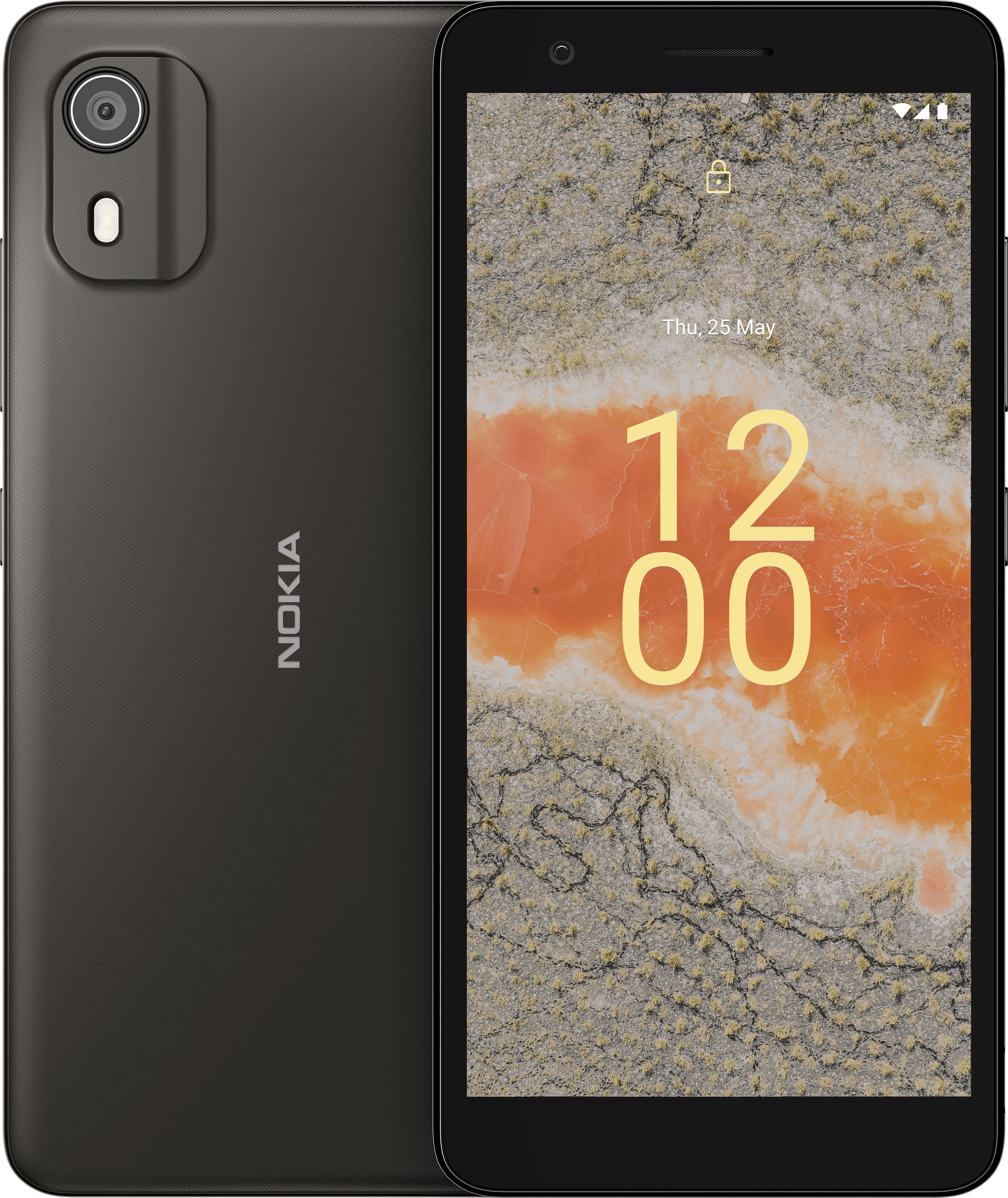 Nokia C02 32 GB Smartphone in Charcoal, Charcoal