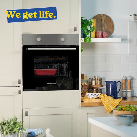 Russell Hobbs RHFEO7004SS/02 Built In Electric Single Oven - Stainless Steel - Annotation -  we get life shot