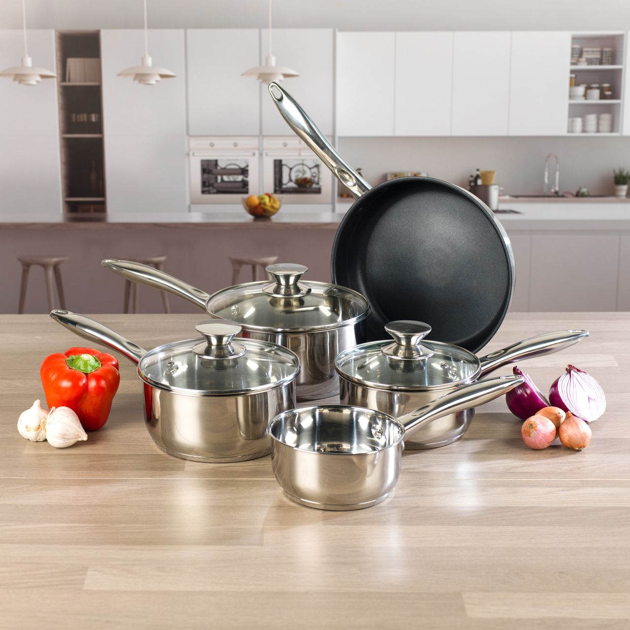 Russell Hobbs BW065721EU7 Pan Set | ao.com