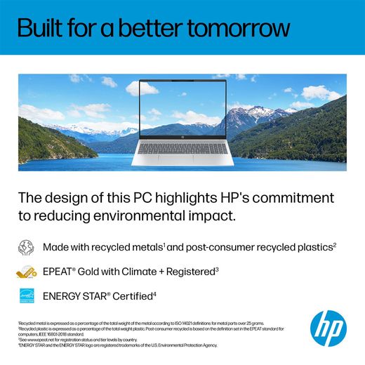 HP OmniBook 5 16-bc1001na 16" Laptop - AMD Ryzen™ 7, 1TB SSD, 16 GB RAM - Silver - Annotation - Better tomorrow