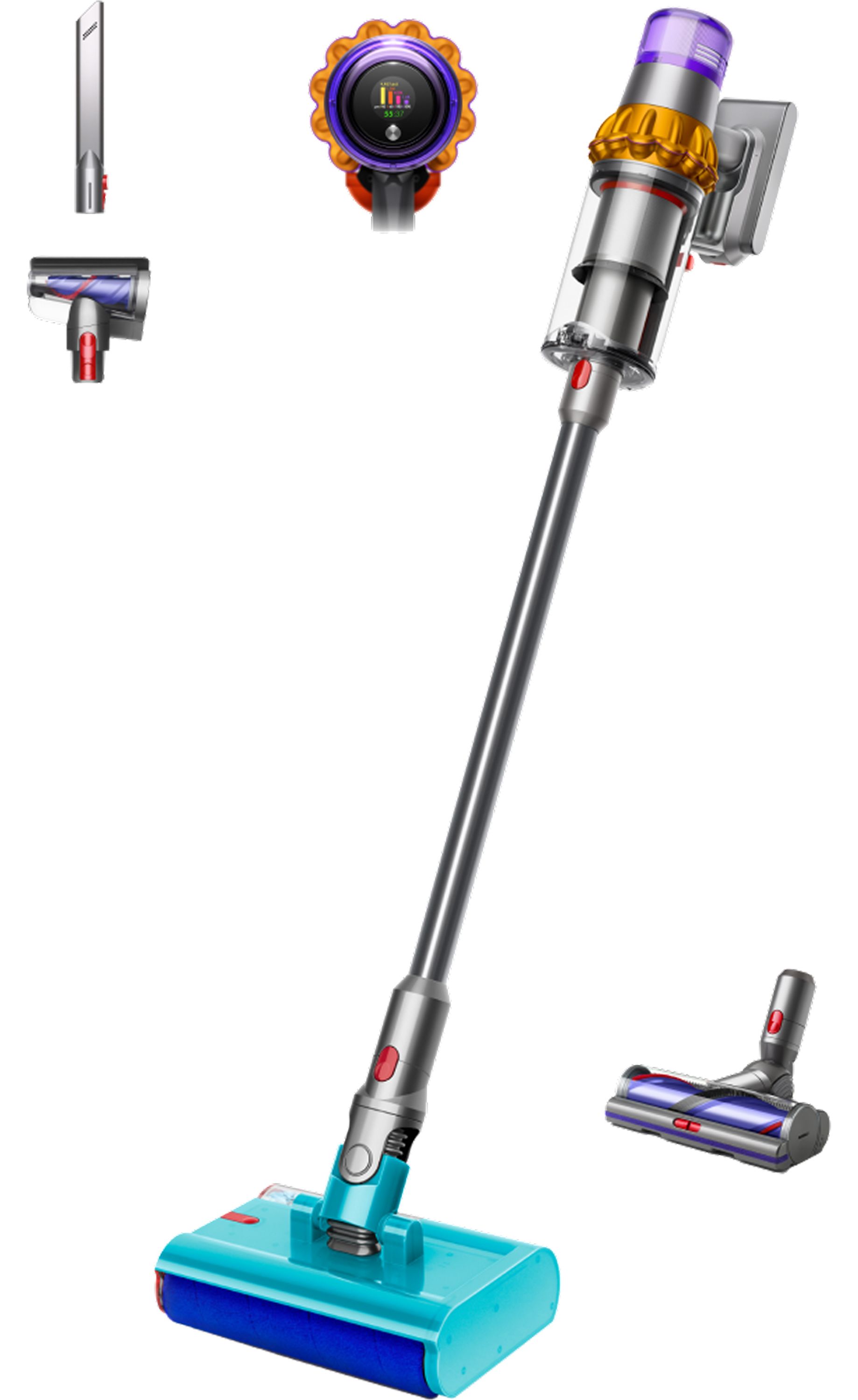Dyson - V15s Detect Submarine - Wet and Dry Vacuum Cleaner - Yellow