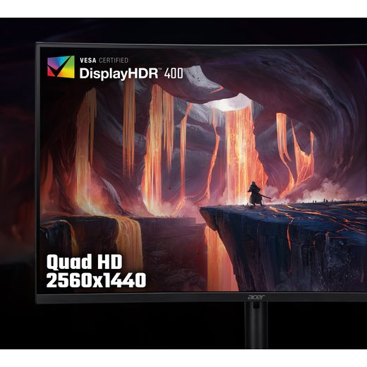 Acer Nitro XZ322QUV3bmiiphx Quad HD 31.5" Gaming Monitor - Black - Annotation - Display resolution