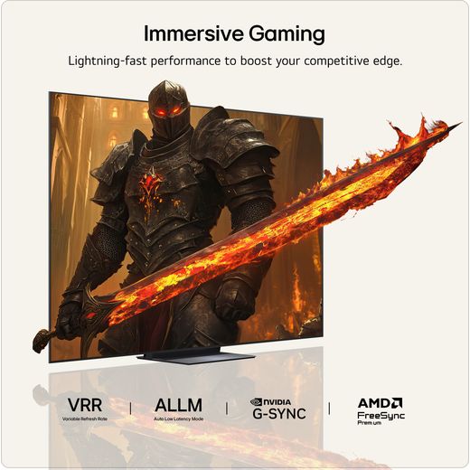 LG evo AI C6 83" 4K Ultra HD OLED Smart TV - Annotation - immersive gaming shot