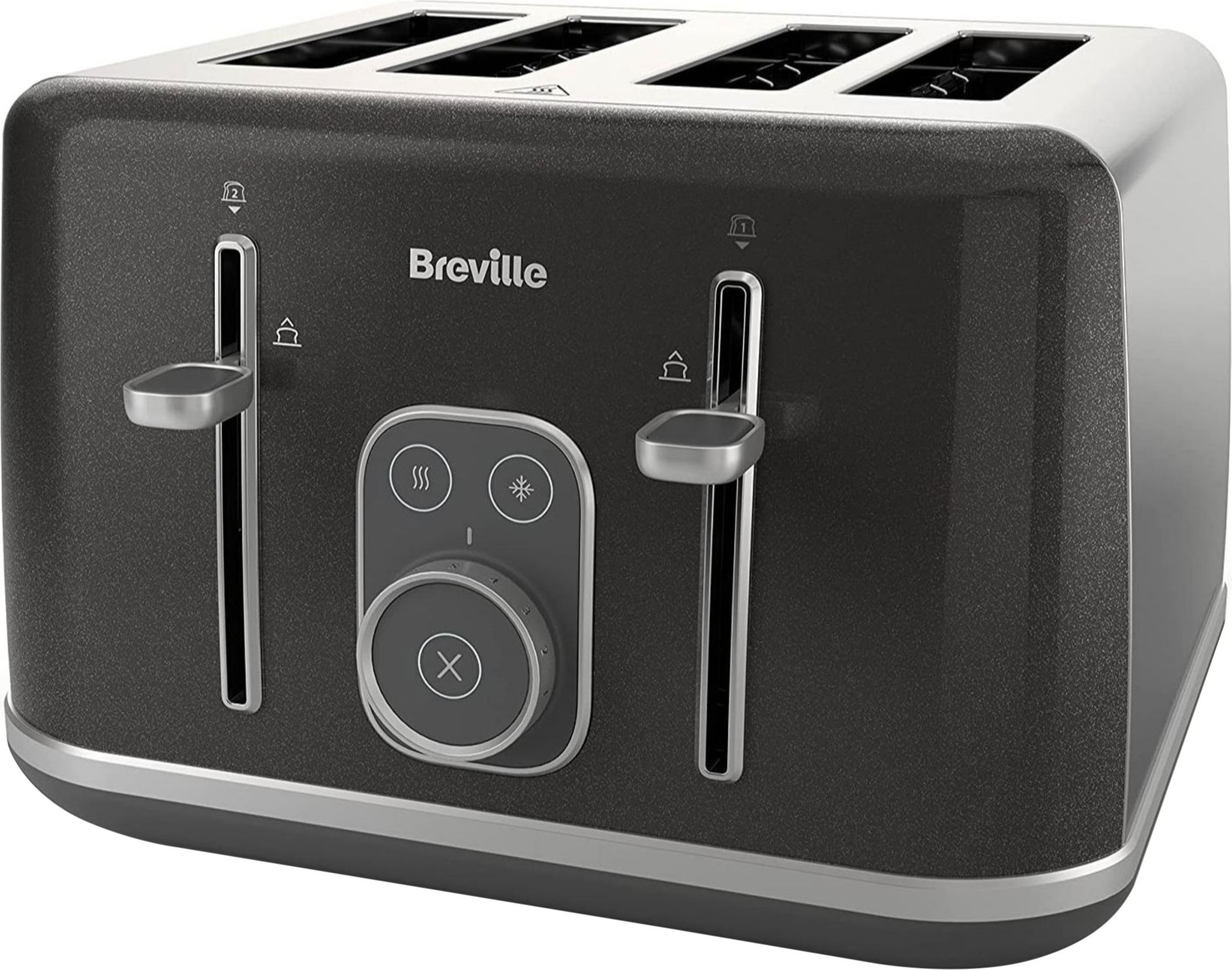 Breville Aurora VTR020 4 Slice Toaster - Shimmer Grey, Shimmer Grey