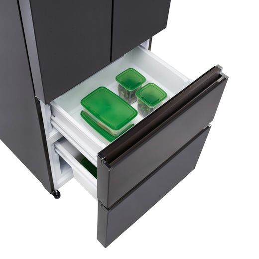 Haier American Fridge Freezer - Slate Black