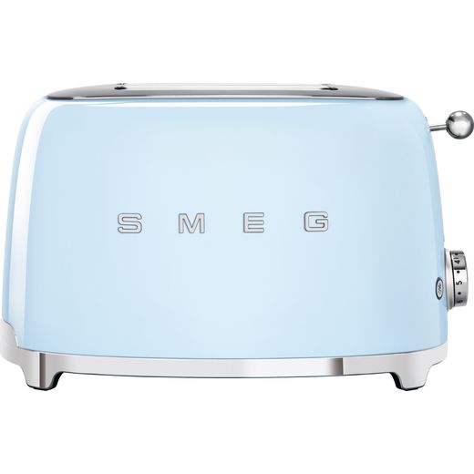 Smeg 50's Retro TSF01PBUK 2 Slice Toaster - Pastel Blue