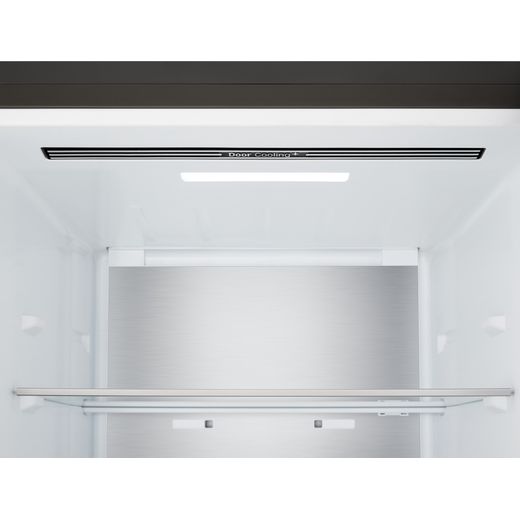 LG NatureFRESH™ GBBS524CEV 203cm No Frost Fridge Freezer - Black Steel - control panel shot