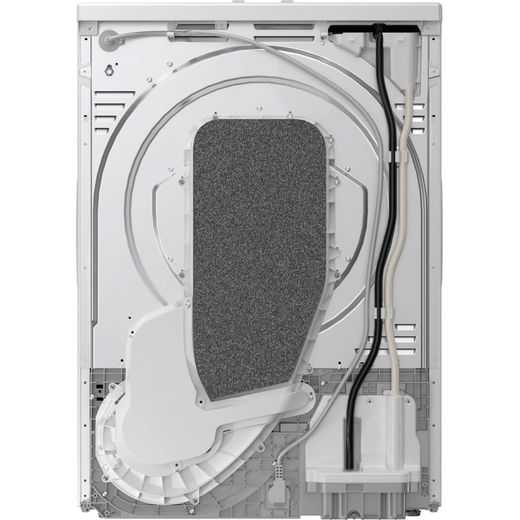 Haier HD80-D357U1-UK Wifi Connected Heat Pump Tumble Dryer - White - Back shot
