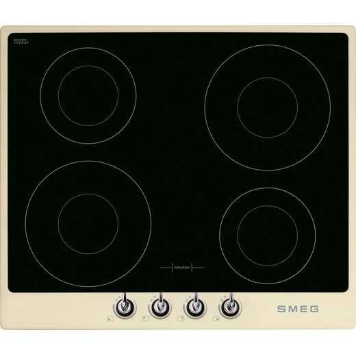 Smeg Victoria AOSF6905I Built In Electric Single Oven and Induction Hob Pack - Hob front shot