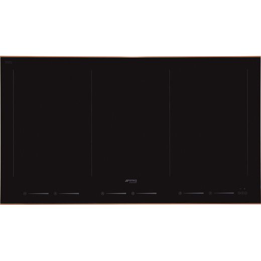 Smeg Dolce Stil Novo SIM693WLDR 90cm Induction Hob - Black / Copper