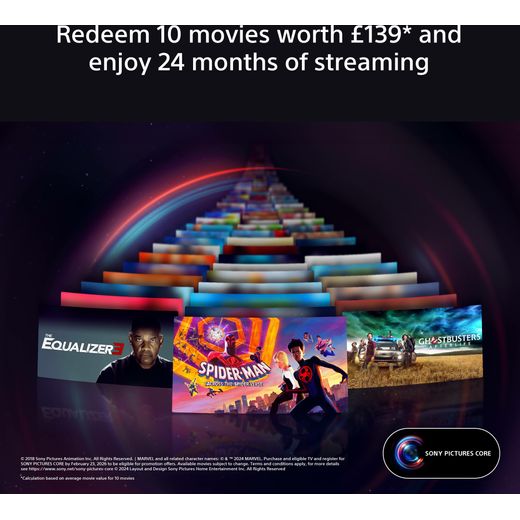 Sony Bravia 77" 4K Ultra HD OLED Smart TV - Annotation - Redeem over 10,000 shot