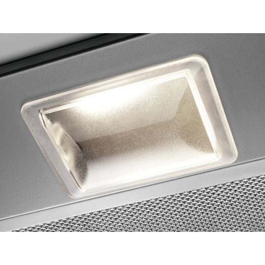 AEG Cooker Hood - Grey - Close up light shot