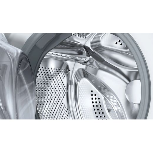 Bosch Series 4 WKD28260GB Integrated 8Kg / 5Kg Washer Dryer with 1400 rpm - White - inside drum shot