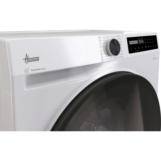 Hoover Pro Wash Series 5 HBP 413BL8-80 13kg Washing Machine with 1400 rpm - White - Right close up perpsective shot 