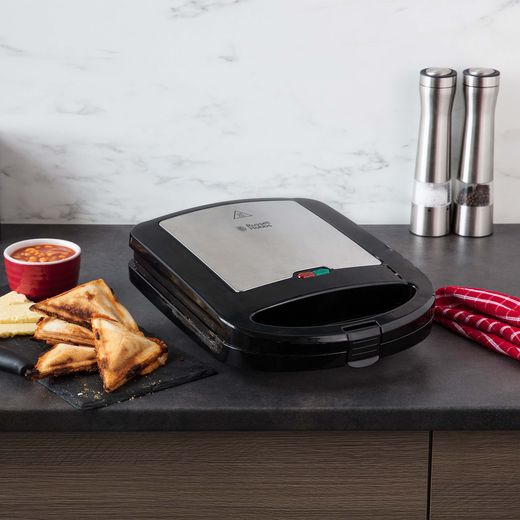 sell Hobbs Sandwich Toaster - Black - Sandwich toaster in kitchen shot