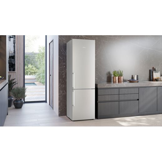 Siemens KG39NAIAU Fridge Freezer Brushed Steel - fridge freezer in kitchen shot