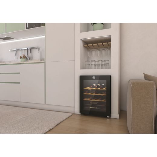 Hoover Wine Cooler - Black - Wine cooler in kitchen