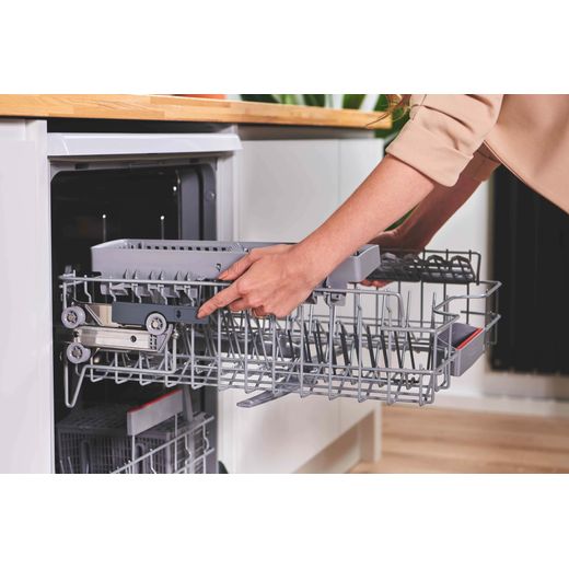 Bosch Series 4 Standard Dishwasher - White - Adjusting rack