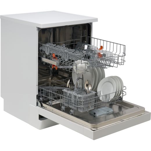 Hotpoint Standard Dishwasher - White - Right perspective