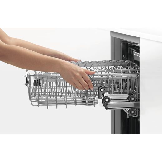 Fisher & Paykel Series 9 Fully Integrated Standard Dishwasher - Black with Fixed Door Hinge Kit - Adjusting rack