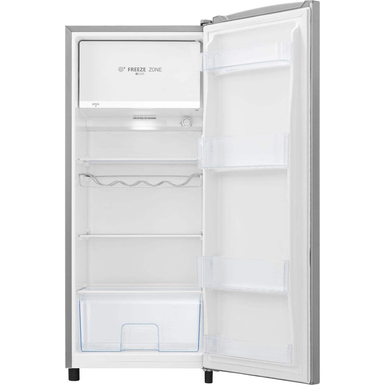 hisense rr220d4adf tall fridge silver